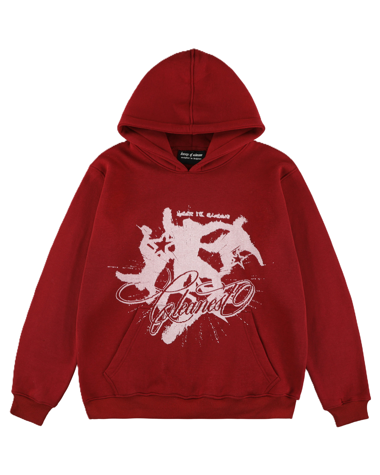KEEP IT CLEAN - CLEANEST HOOD -BLOODY RED