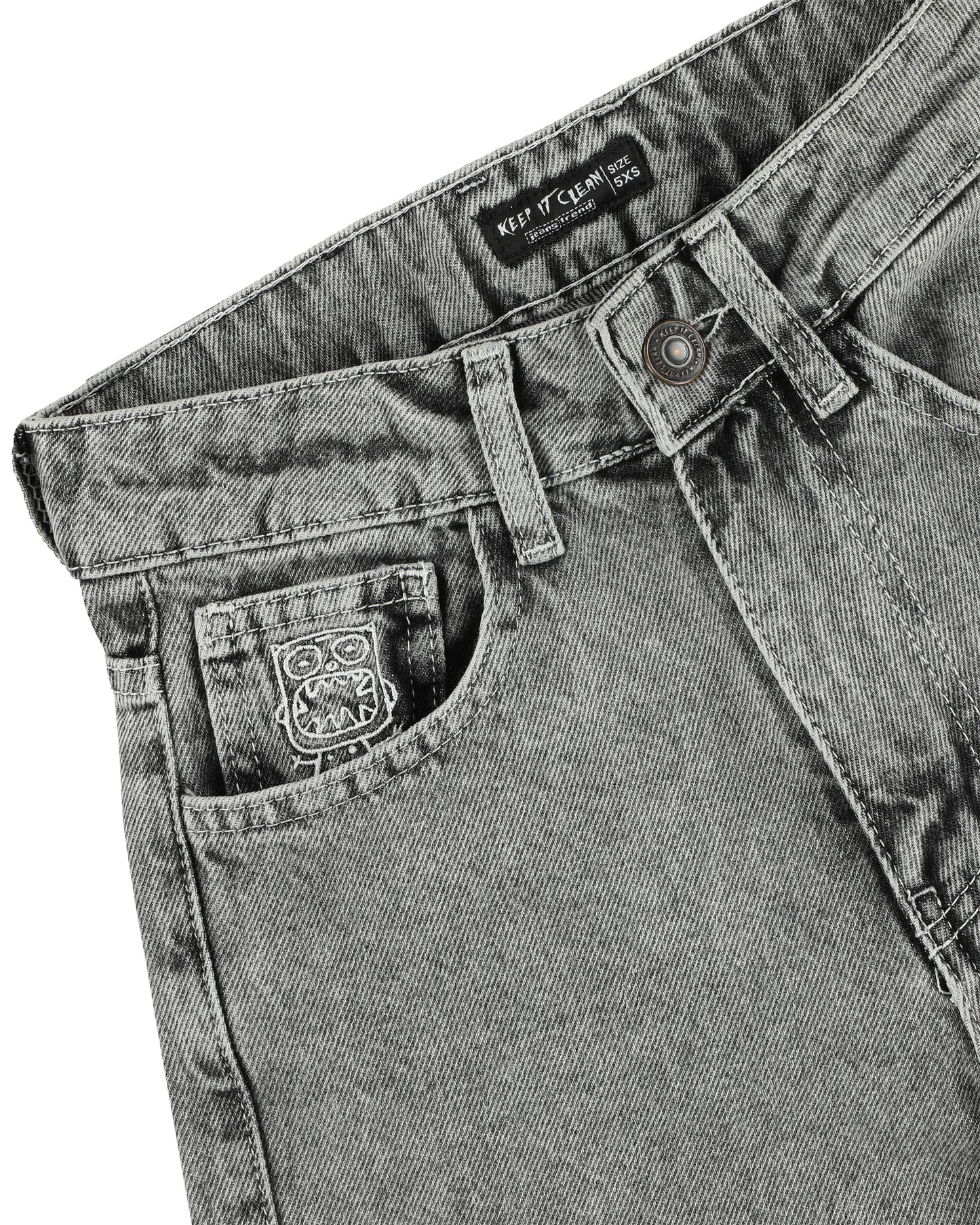 KEEP IT CLEAN - LOOSE SHORT - SILVER