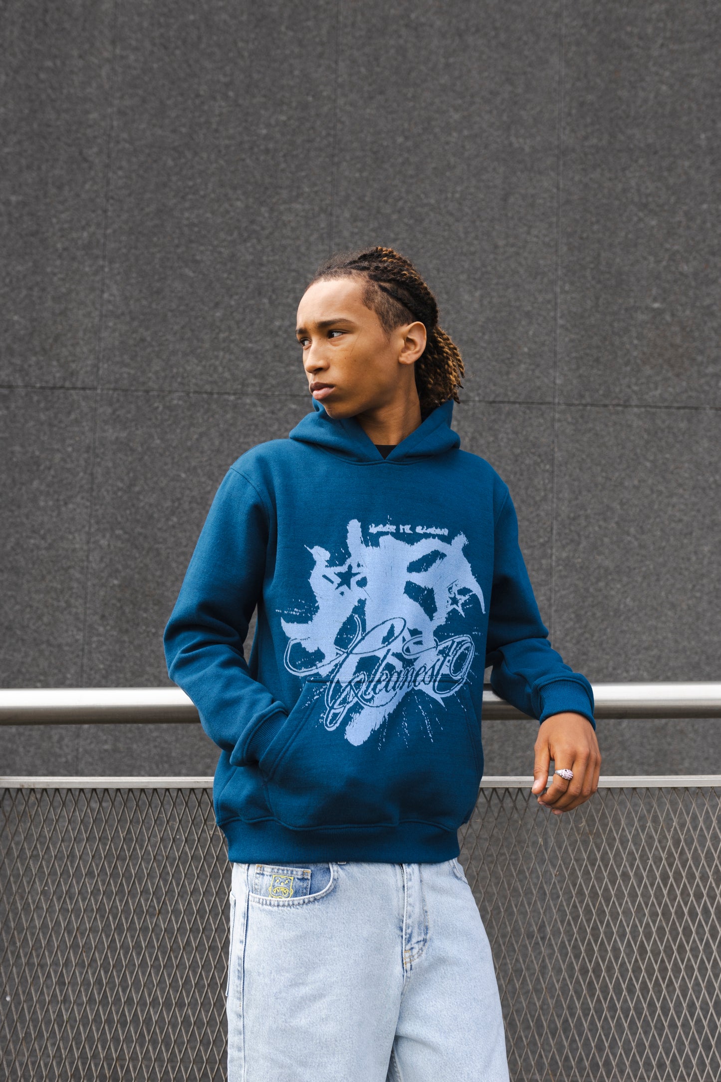 KEEP IT CLEAN - CLEANEST HOOD - PETROL BLUE