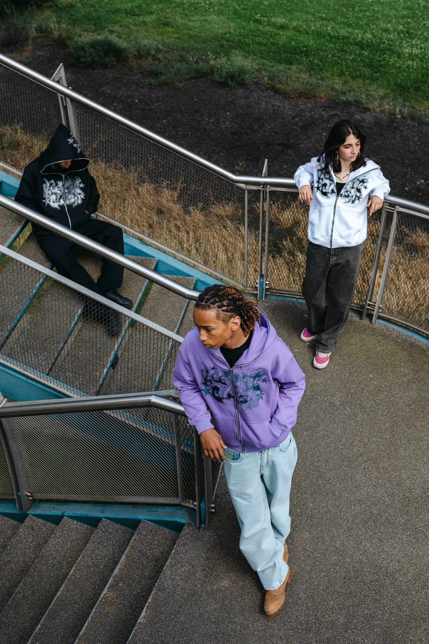 KEEP IT CLEAN -GALACTIC FULL ZIP HOOD LIMITED EDTION PURPLE