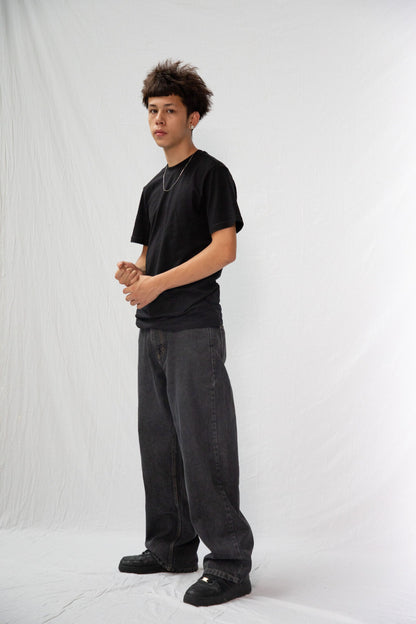 KEEP IT CLEAN - LOOSE PANT - WASHED BLACK