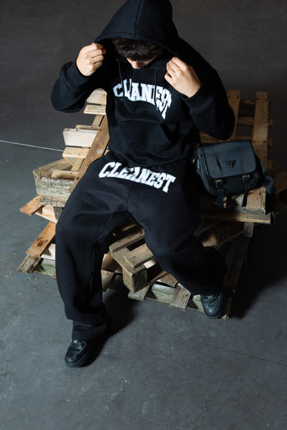 KEEP IT CLEAN - CLEANEST TRACKSUIT - BLACK