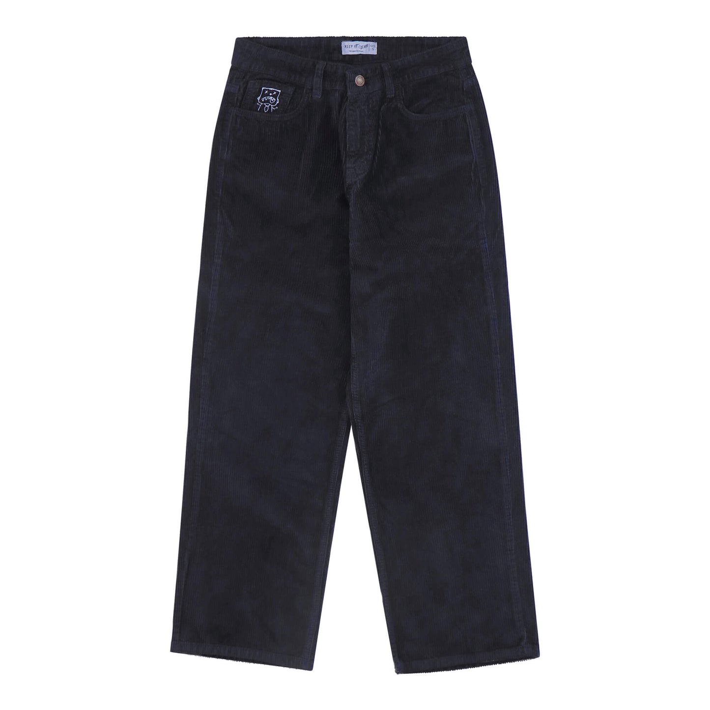 KEEP IT CLEAN - LOOSE PANT CORDUROY - NAVY