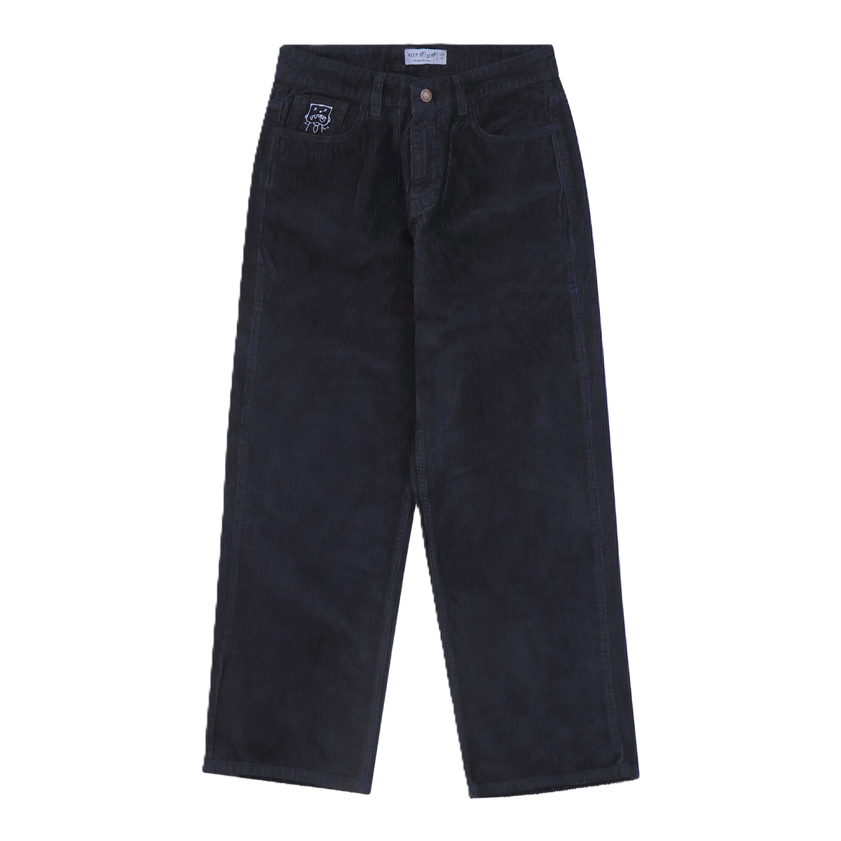 KEEP IT CLEAN - LOOSE PANT CORDUROY - NAVY