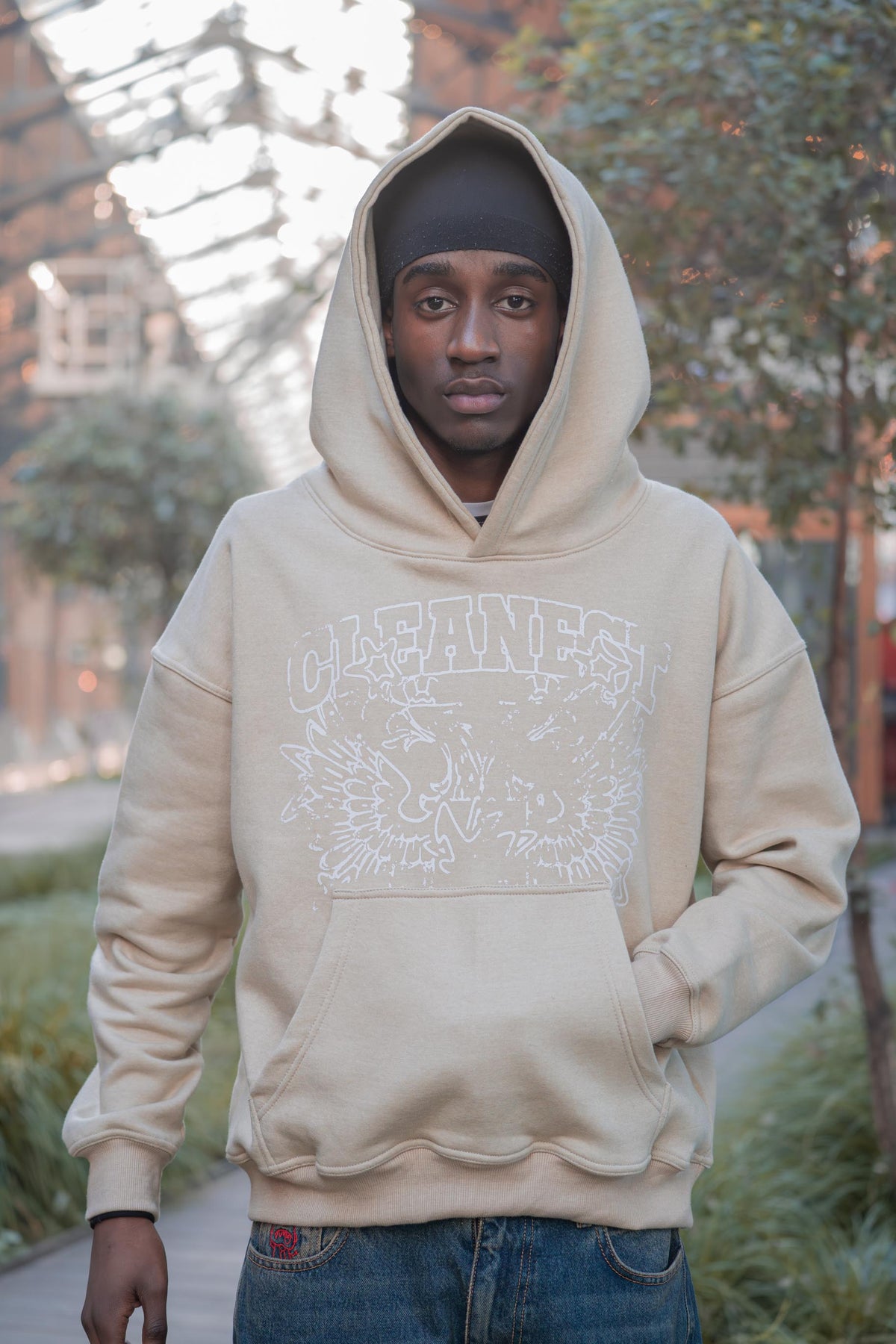 AFTER HOURS HOODIE LATTE BEIGE
