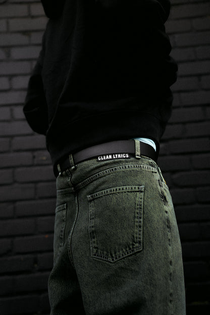 KEEP IT CLEAN - LOOSE PANT - BLACK/GREEN