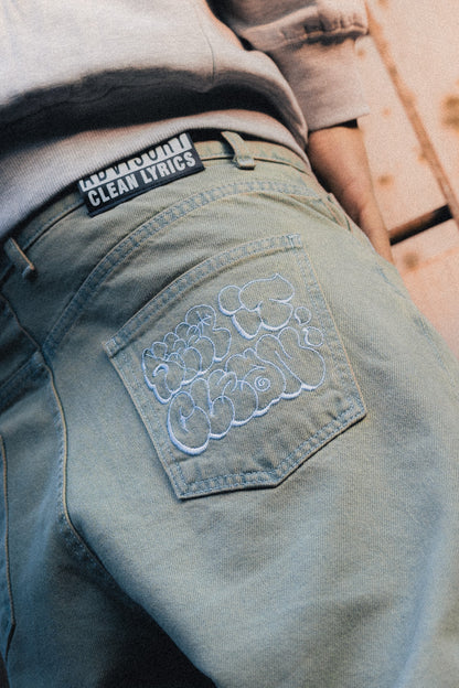 KEEP IT CLEAN - LOOSE PANT ROUGH VINTAGE THROW UP