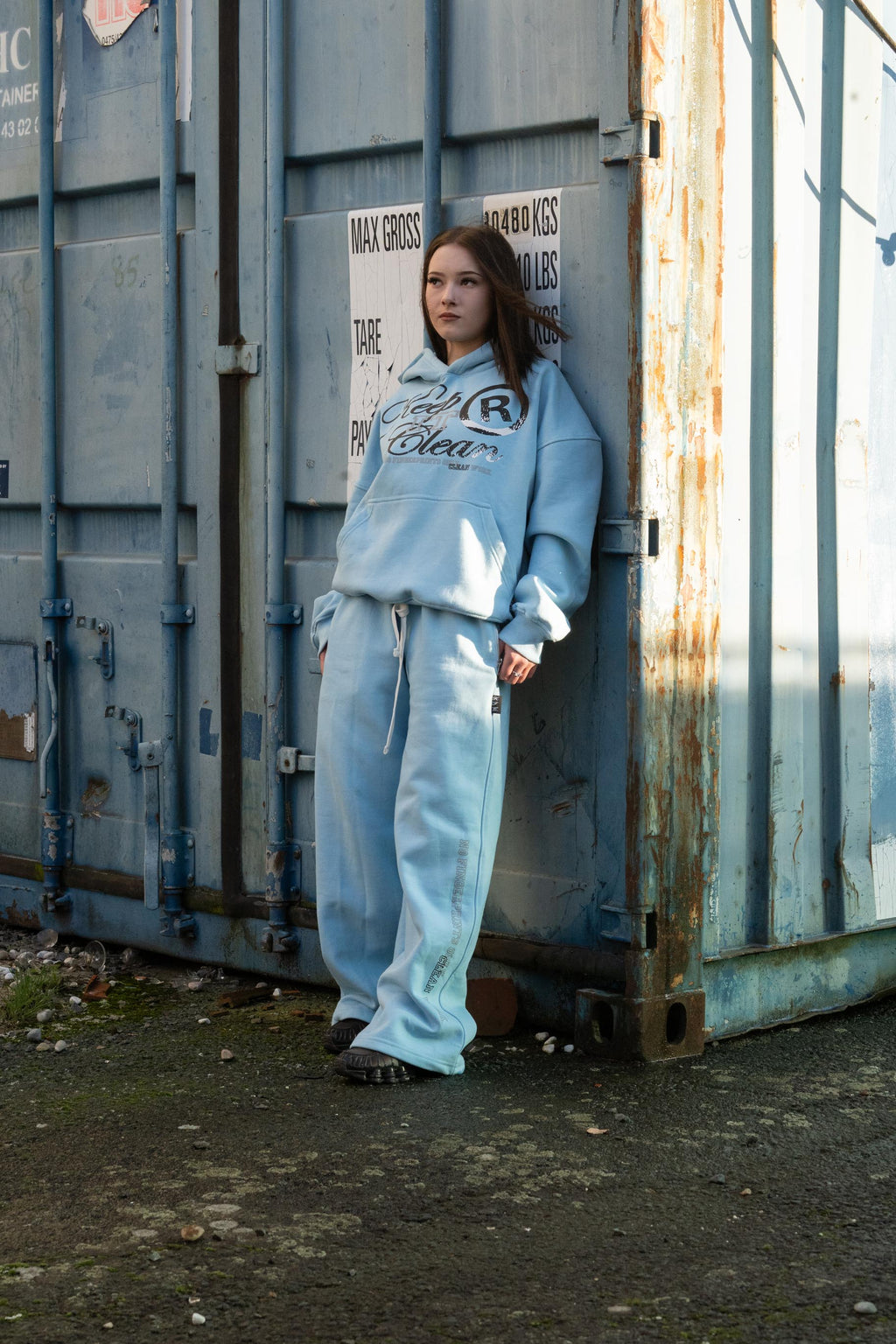 DISTRICT HOODIE POWDER BLUE