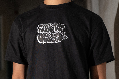 KEEP IT CLEAN - THROW UP TEE - BLACK