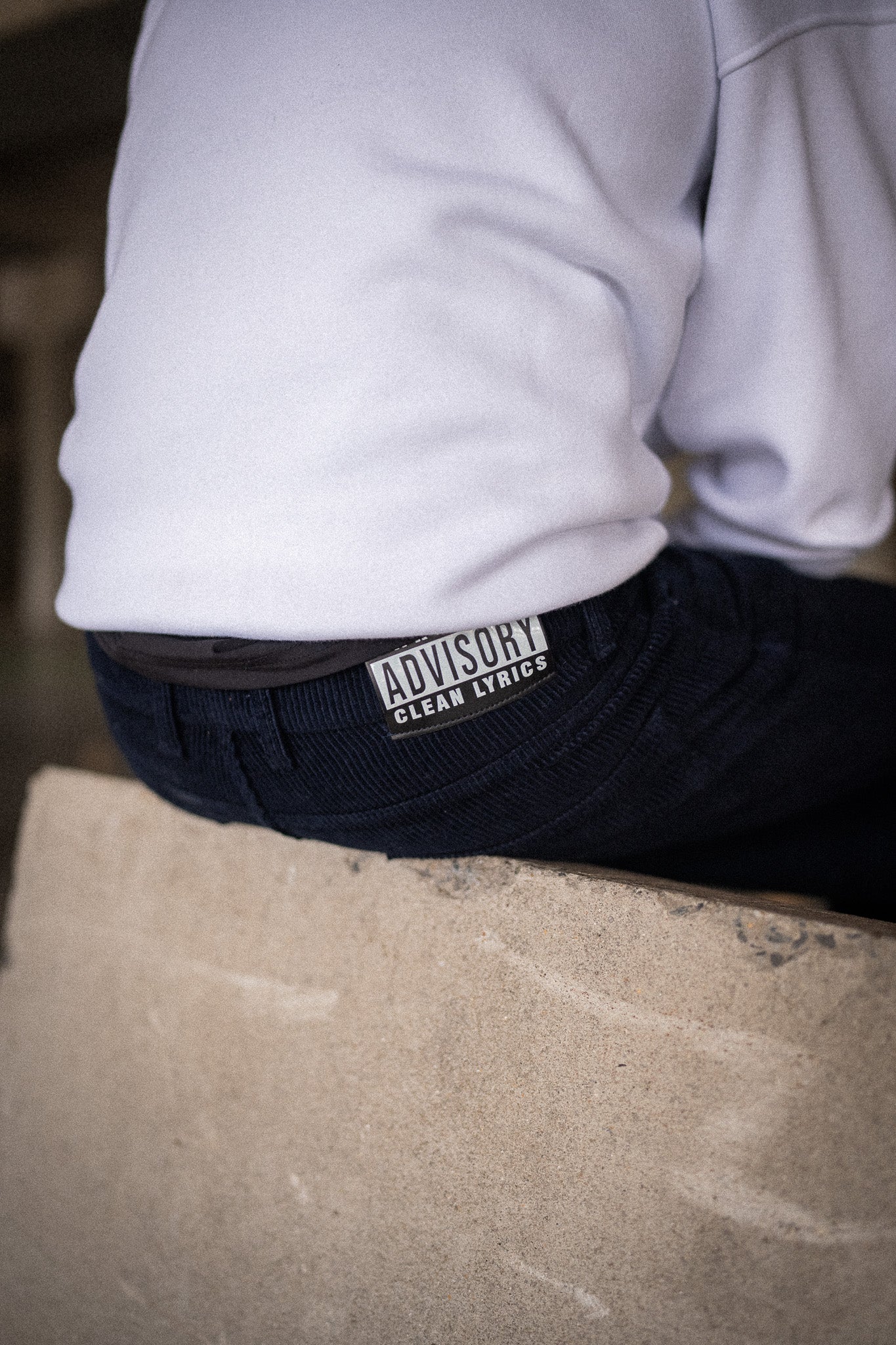 KEEP IT CLEAN - LOOSE PANT CORDUROY - NAVY