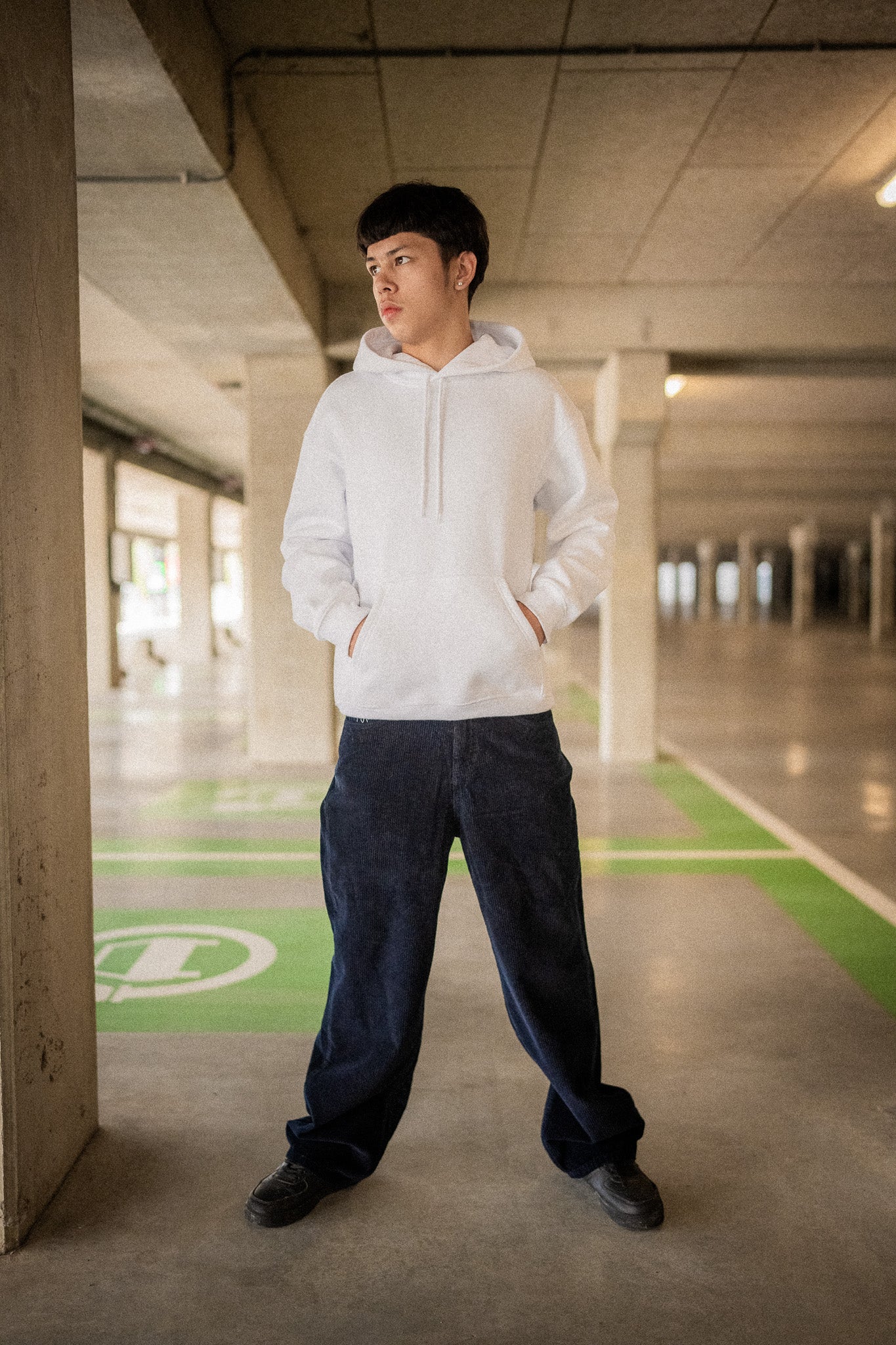 KEEP IT CLEAN - LOOSE PANT CORDUROY - NAVY