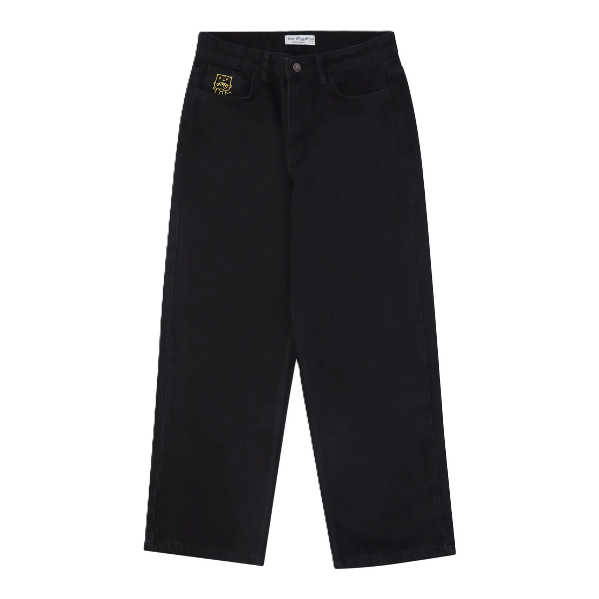 KEEP IT CLEAN - LOOSE PANT PITCH BLACK