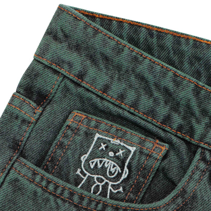 KEEP IT CLEAN - LOOSE PANT - PETROL OVERDYE