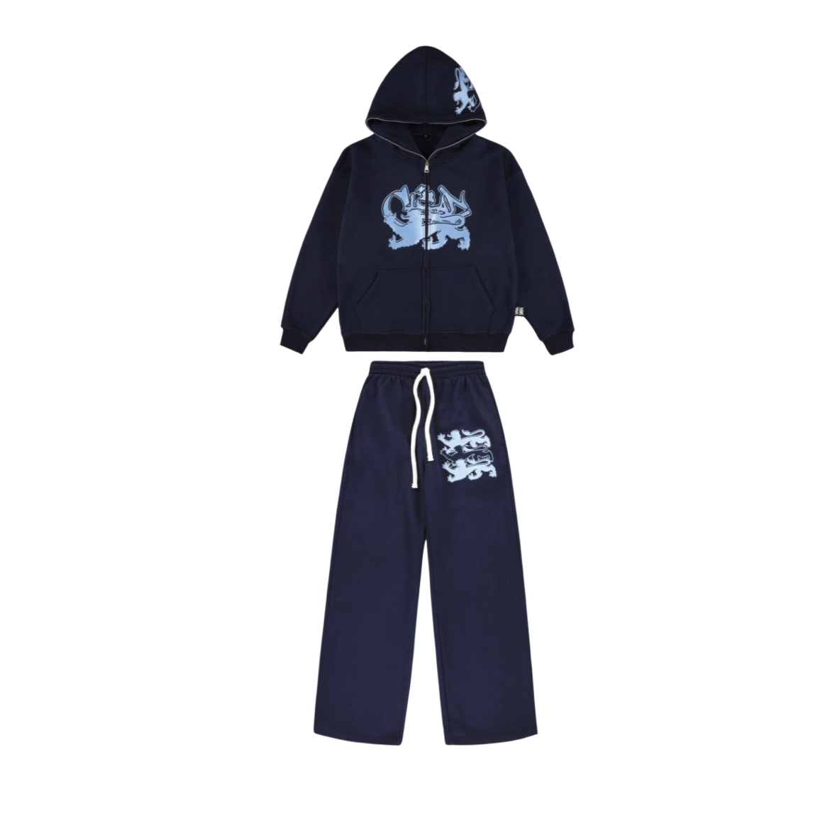 KEEP IT CLEAN "FEARED LION" TRACKSUIT BLUE