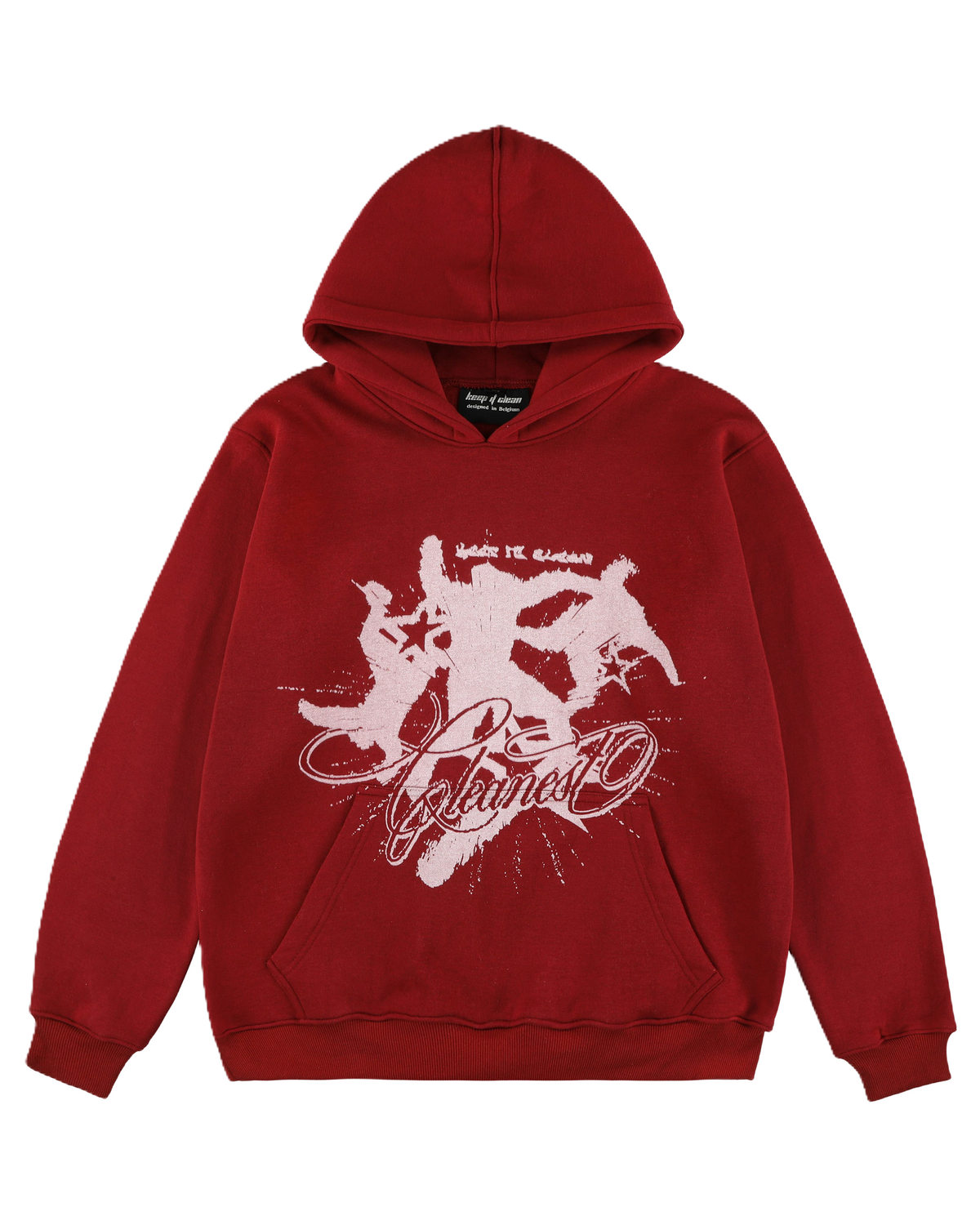 KEEP IT CLEAN - CLEANEST HOOD -BLOODY RED