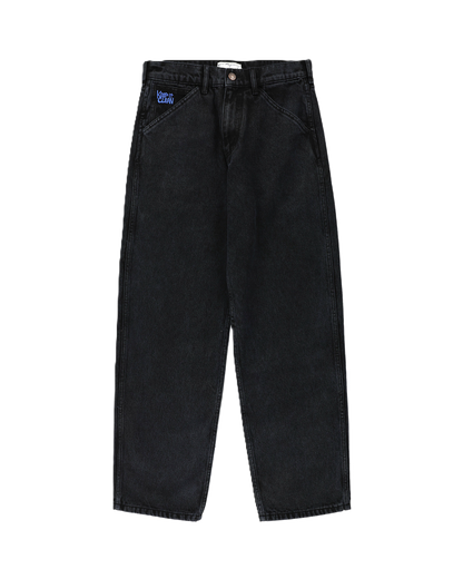 KEEP IT CLEAN - RELAXED PANTS BLACKBLUE OVERDYE