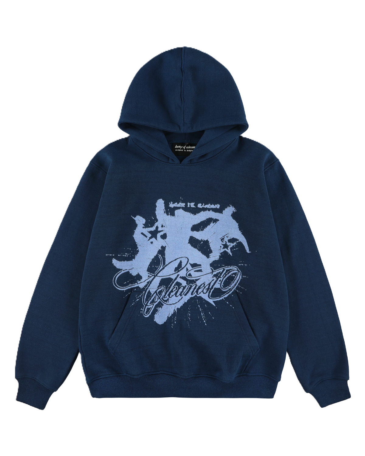 KEEP IT CLEAN - CLEANEST HOOD - PETROL BLUE