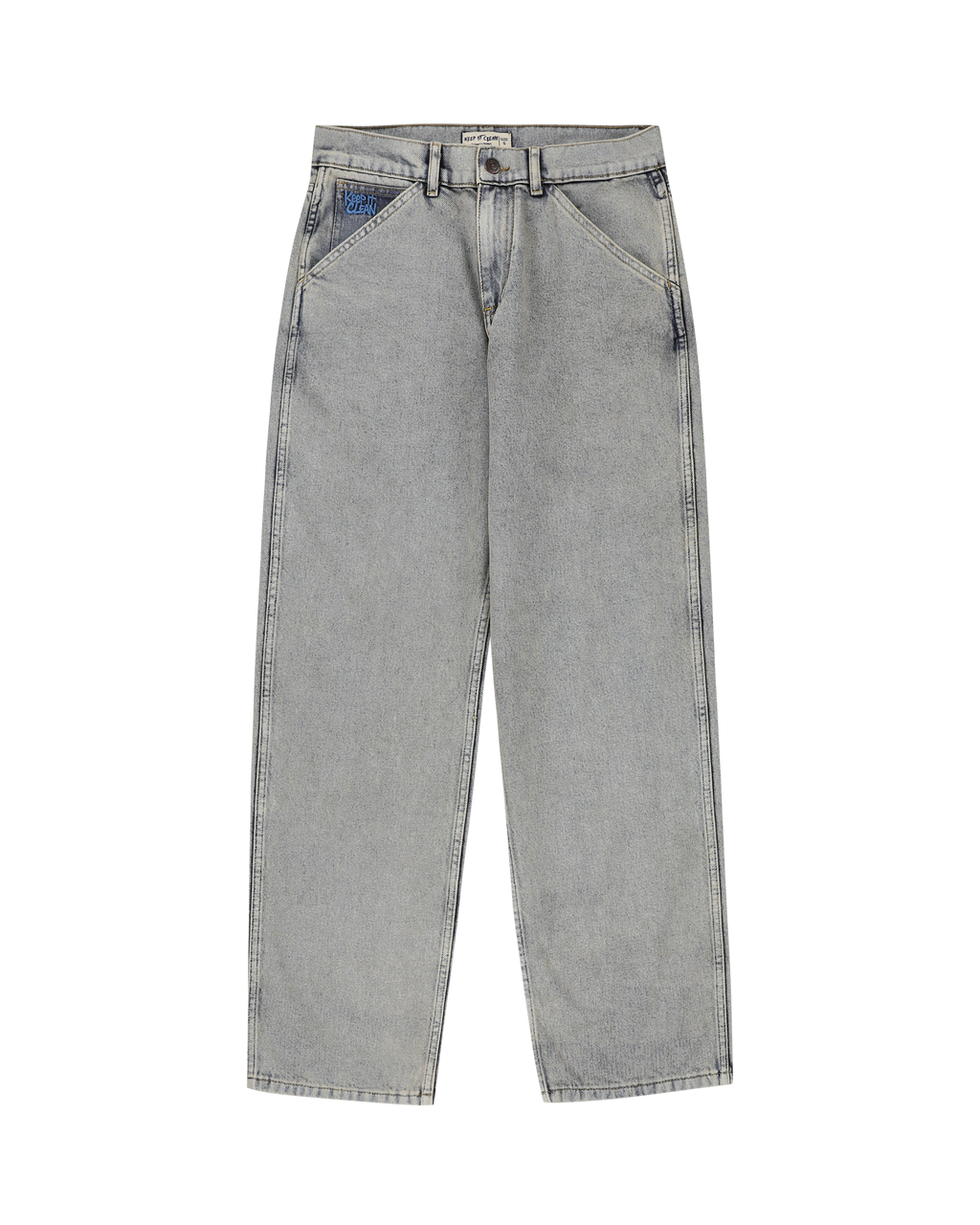 KEEP IT CLEAN - RELAXED PANTS ULTRA FADED BLUE