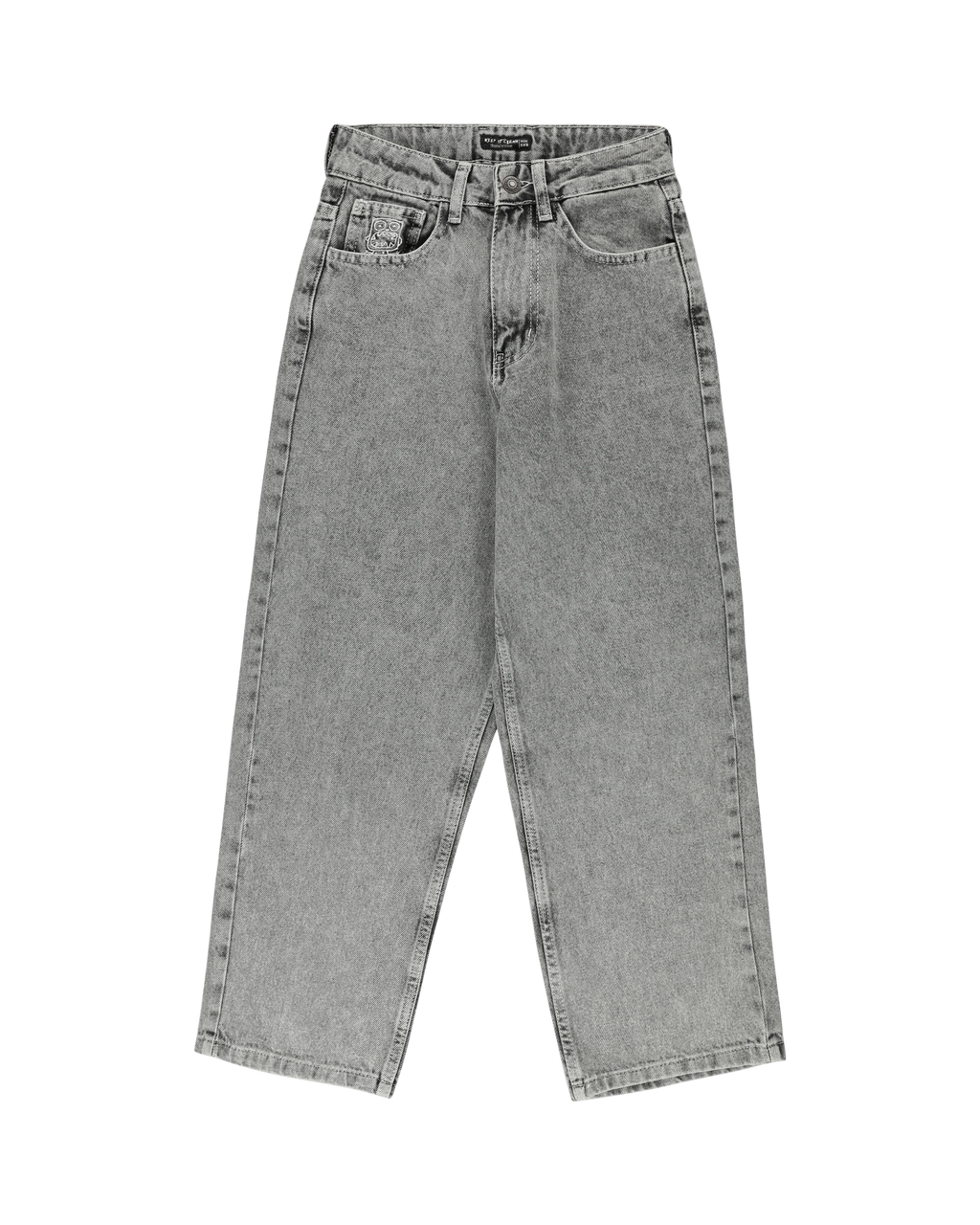 KEEP IT CLEAN - LOOSE PANT - SILVER