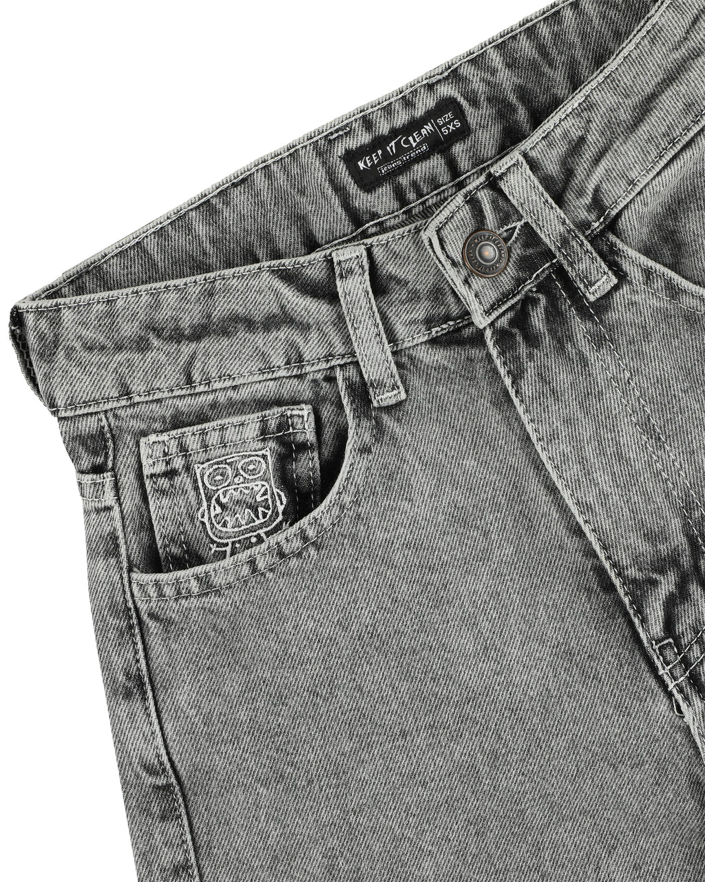 KEEP IT CLEAN - LOOSE SHORT - SILVER