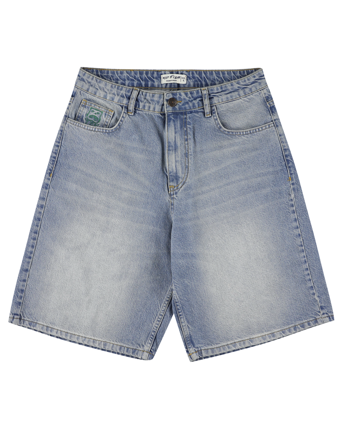 KEEP IT CLEAN - LOOSE SHORT - BLUE GRAFFITI TAG