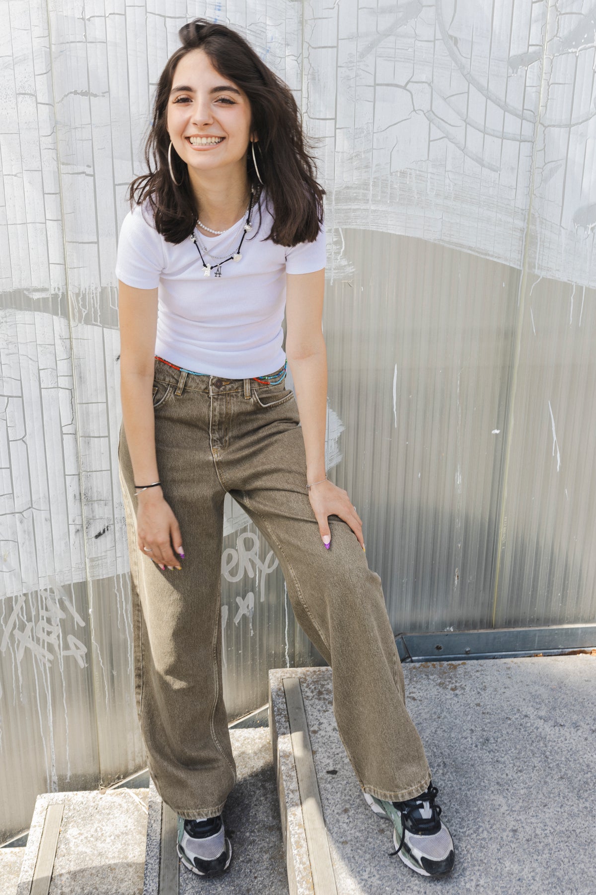 KEEP IT CLEAN - LOOSE PANT DARK SAGE