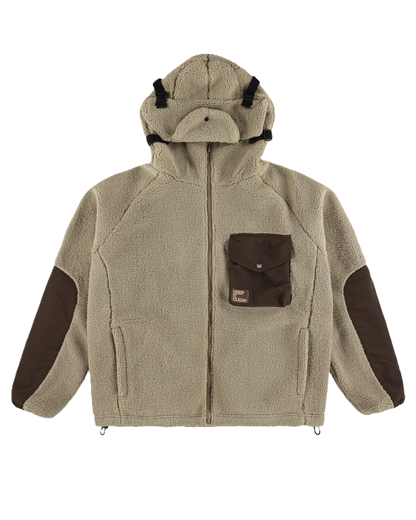 K.I.C. URBAN SHERPA JACKET MOCHA BROWN