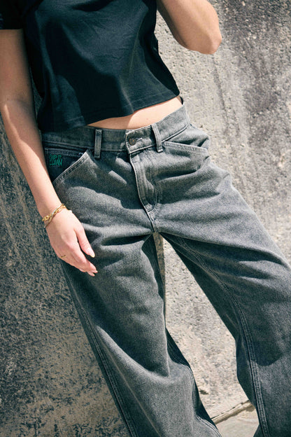 KEEP IT CLEAN - RELAXED PANTS ULTRA FADED BLACK