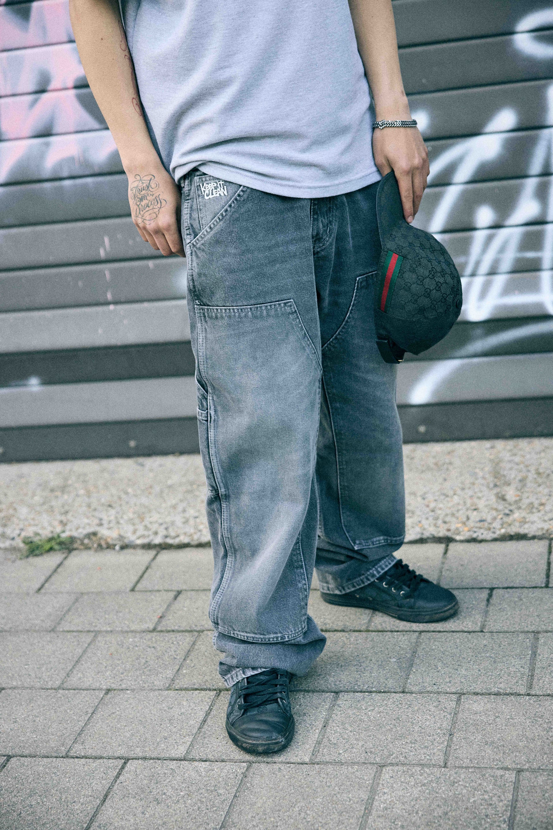 KEEP IT CLEAN - RELAXED CARPENTER BLACK VINTAGE