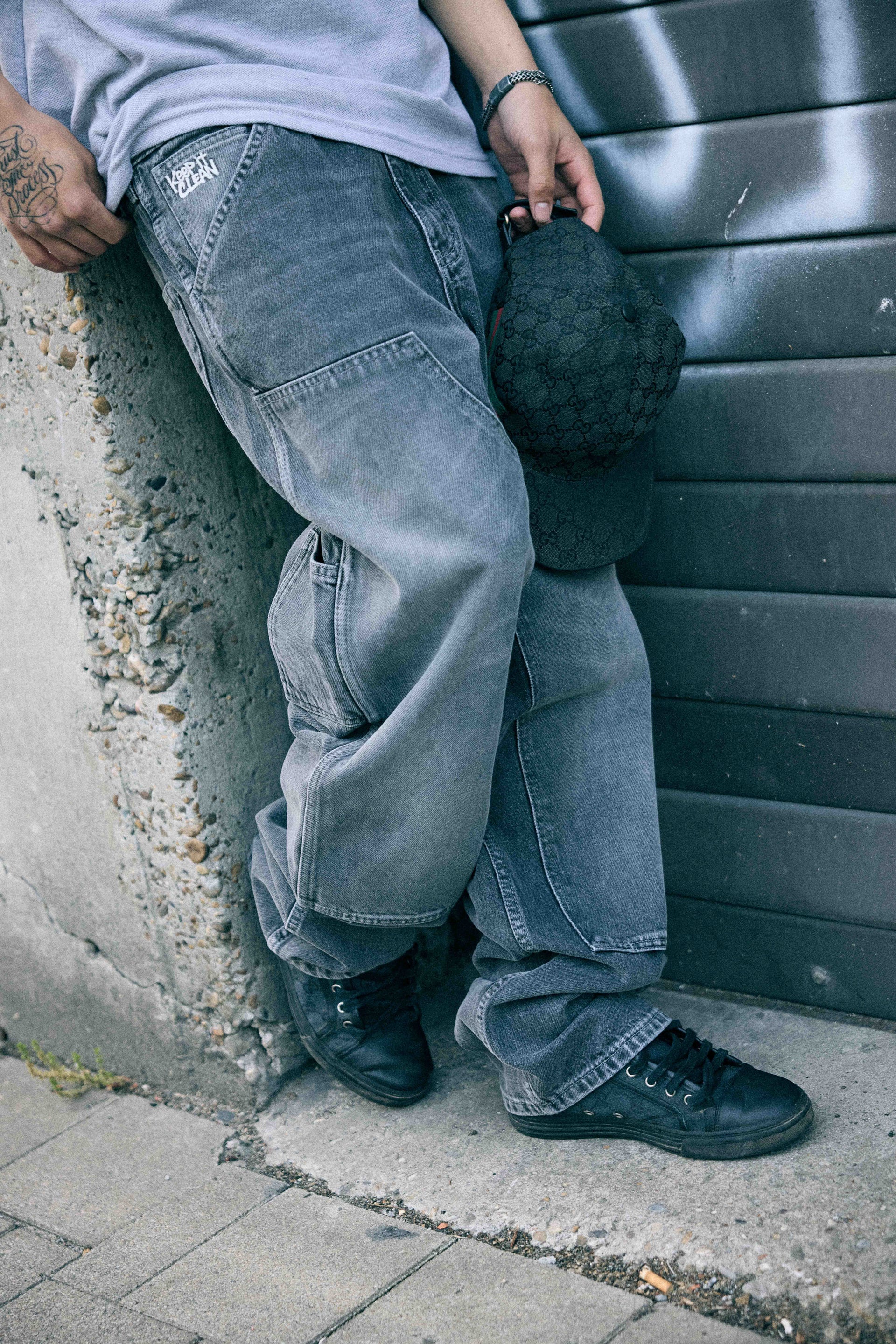 KEEP IT CLEAN - RELAXED CARPENTER BLACK VINTAGE
