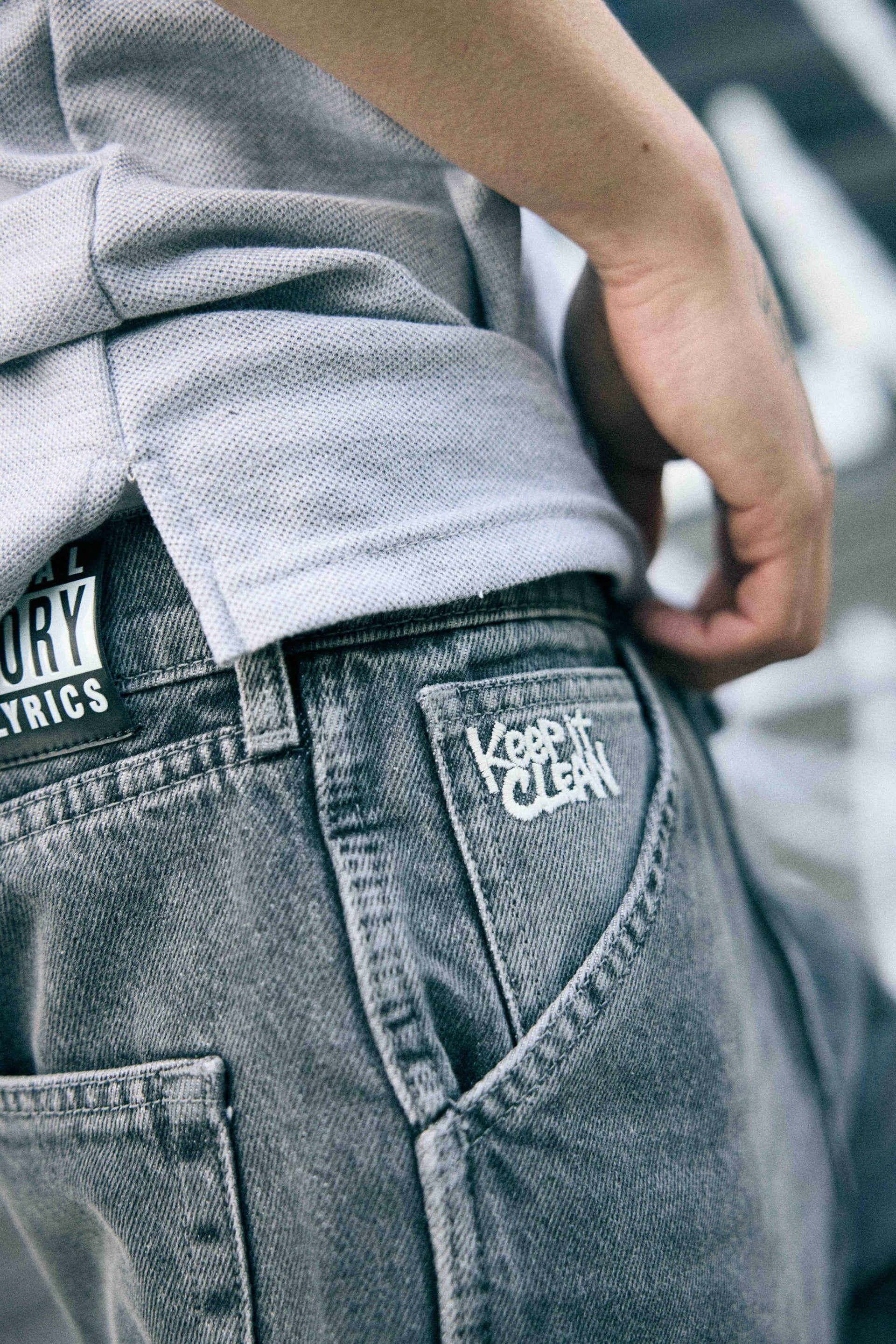 KEEP IT CLEAN - RELAXED CARPENTER BLACK VINTAGE