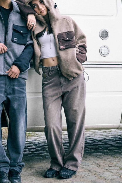 KEEP IT CLEAN - LOOSE PANT - WASHED SMOKE