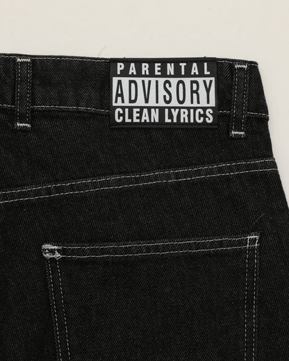 KEEP IT CLEAN - LOOSE SHORT - BLACK WASHED