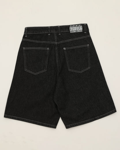 KEEP IT CLEAN - LOOSE SHORT - BLACK WASHED