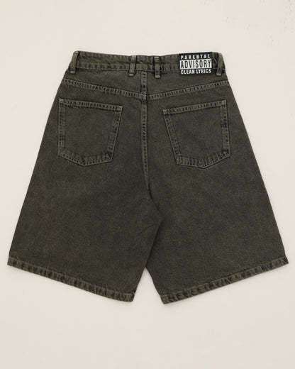 KEEP IT CLEAN - LOOSE SHORT - BLACK/GREEN