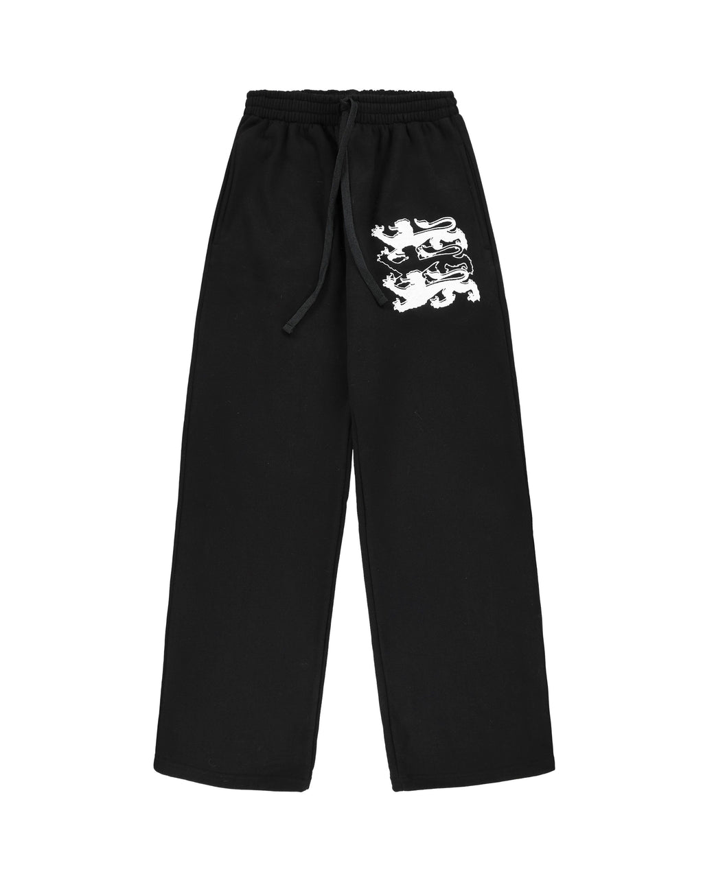 KEEP IT CLEAN "FEARED LION" SWEATPANTS BLACK